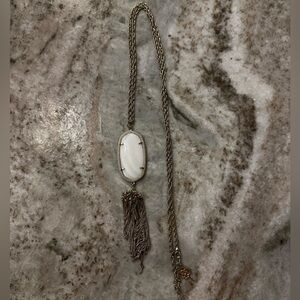 Kendra Scott Rayne Necklace Mother of Pearl/White Abalone